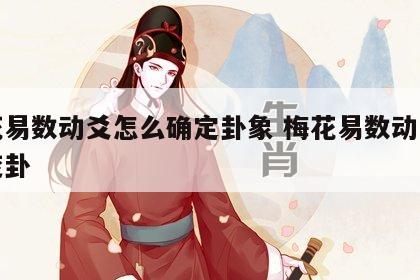 梅花易数动爻怎么确定卦象 梅花易数动爻怎么变卦