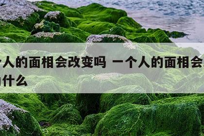 一个人的面相会改变吗 一个人的面相会改变吗为什么