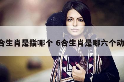 6合生肖是指哪个 6合生肖是哪六个动物