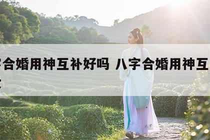 八字合婚用神互补好吗 八字合婚用神互补好吗女