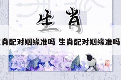 生肖配对姻缘准吗 生肖配对姻缘准吗女