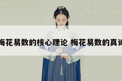 梅花易数的核心理论 梅花易数的真谛