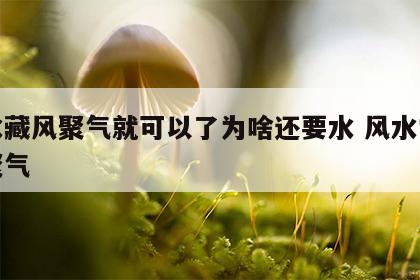 风水藏风聚气就可以了为啥还要水 风水学藏风聚气