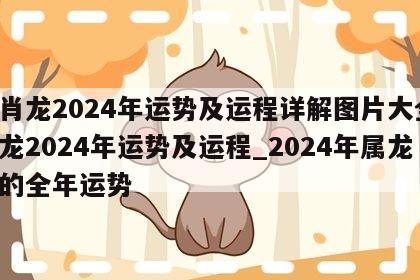 生肖龙2024年运势及运程详解图片大全 属龙2024年运势及运程_2024年属龙人的全年运势