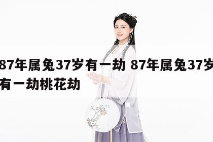 87年属兔37岁有一劫 87年属兔37岁有一劫桃花劫