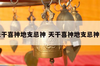 天干喜神地支忌神 天干喜神地支忌神运