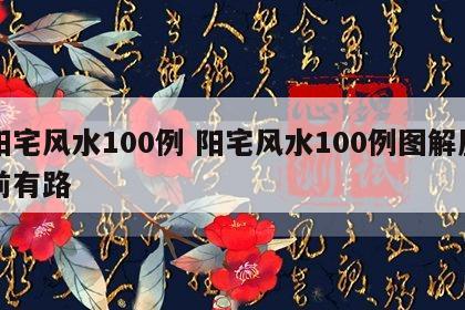 阳宅风水100例 阳宅风水100例图解屋前有路
