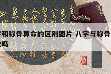 八字和称骨算命的区别图片 八字与称骨算寿命准吗