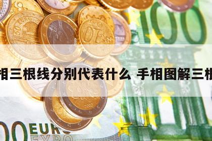 手相三根线分别代表什么 手相图解三根线