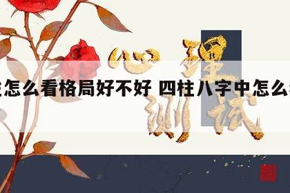 四柱怎么看格局好不好 四柱八字中怎么看格局