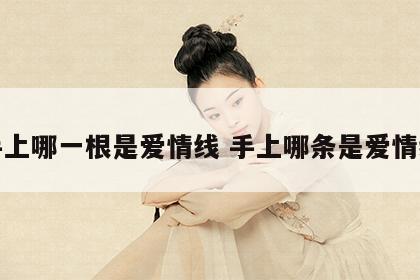 手上哪一根是爱情线 手上哪条是爱情线