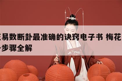 梅花易数断卦最准确的诀窍电子书 梅花易数断卦步骤全解