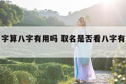 取名字算八字有用吗 取名是否看八字有意义吗