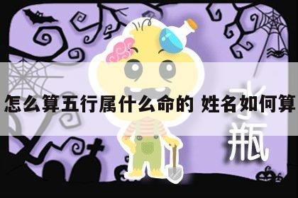 姓名怎么算五行属什么命的 姓名如何算五行