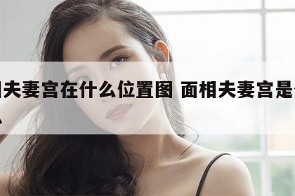 面相夫妻宫在什么位置图 面相夫妻宫是什么意思