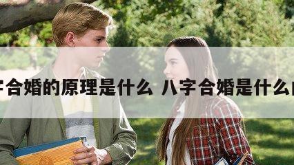 八字合婚的原理是什么 八字合婚是什么内容