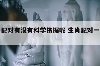 生肖配对有没有科学依据呢 生肖配对一定准吗