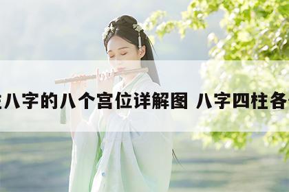 四柱八字的八个宫位详解图 八字四柱各代表