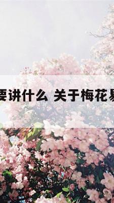 梅花易数主要讲什么 关于梅花易数的几个问题