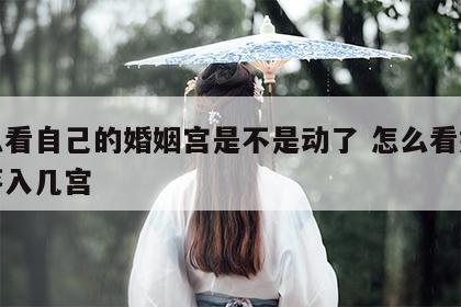 怎么看自己的婚姻宫是不是动了 怎么看婚姻宫落入几宫