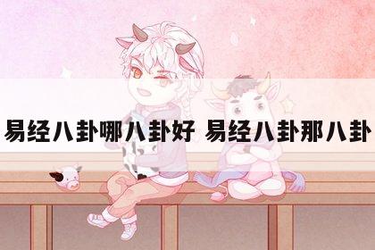 易经八卦哪八卦好 易经八卦那八卦