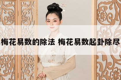 梅花易数的除法 梅花易数起卦除尽