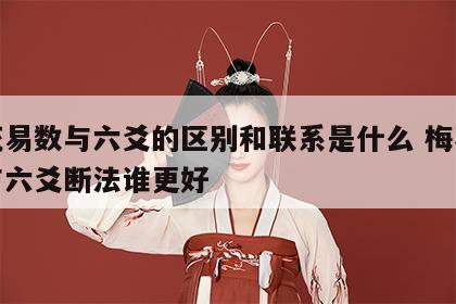 梅花易数与六爻的区别和联系是什么 梅花易数与六爻断法谁更好