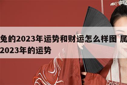 属兔的2023年运势和财运怎么样图 属兔的2023年的运势