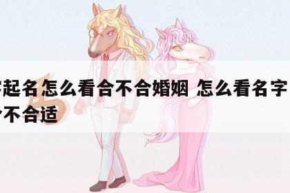 八字起名怎么看合不合婚姻 怎么看名字与八字合不合适