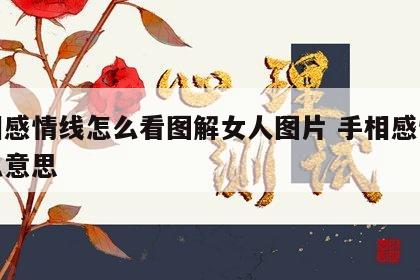 手相感情线怎么看图解女人图片 手相感情线什么意思