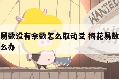 梅花易数没有余数怎么取动爻 梅花易数不够除怎么办