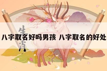 八字取名好吗男孩 八字取名的好处