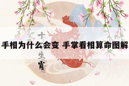手相为什么会变 手掌看相算命图解