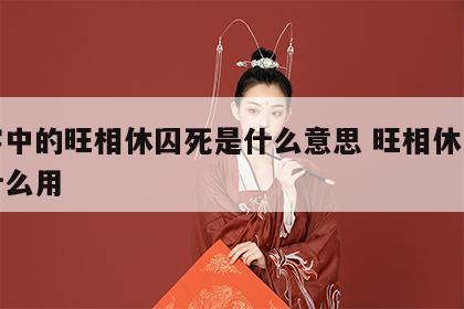 八字中的旺相休囚死是什么意思 旺相休囚死有什么用