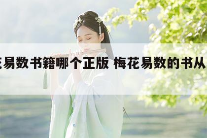 梅花易数书籍哪个正版 梅花易数的书从哪里买