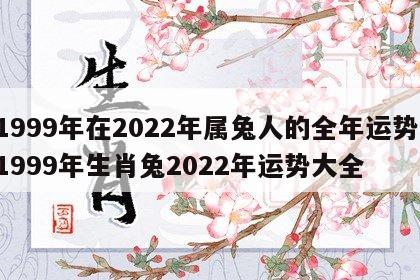 1999年在2022年属兔人的全年运势 1999年生肖兔2022年运势大全