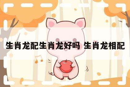 生肖龙配生肖龙好吗 生肖龙相配