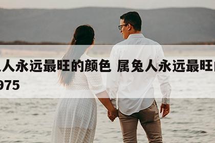 属兔人永远最旺的颜色 属兔人永远最旺的颜色1975