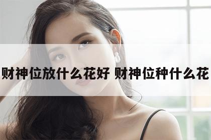 财神位放什么花好 财神位种什么花