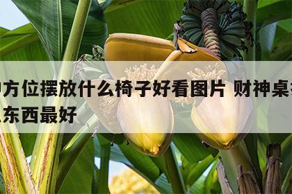 财神方位摆放什么椅子好看图片 财神桌摆放什么东西最好