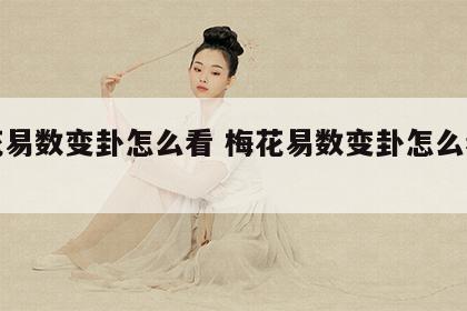 梅花易数变卦怎么看 梅花易数变卦怎么看结果