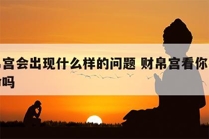 财帛宫会出现什么样的问题 财帛宫看你有富贵命吗