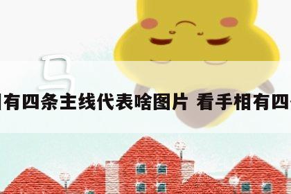 手相有四条主线代表啥图片 看手相有四条线