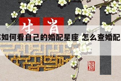 教你如何看自己的婚配星座 怎么查婚配的方位