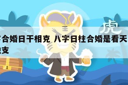 八字合婚日干相克 八字日柱合婚是看天干还是地支