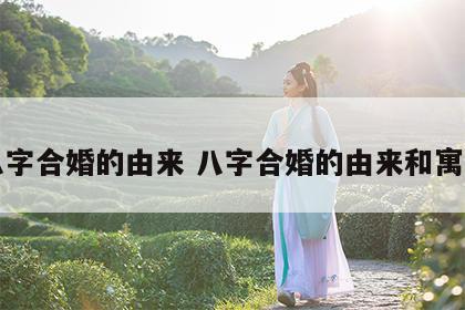 八字合婚的由来 八字合婚的由来和寓意