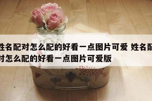 姓名配对怎么配的好看一点图片可爱 姓名配对怎么配的好看一点图片可爱版