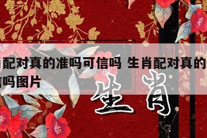 生肖配对真的准吗可信吗 生肖配对真的准吗可信吗图片