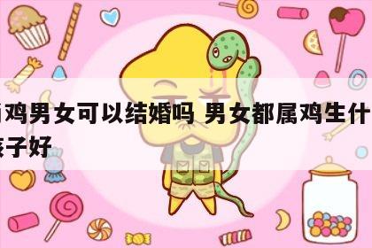 生肖鸡男女可以结婚吗 男女都属鸡生什么生肖孩子好
