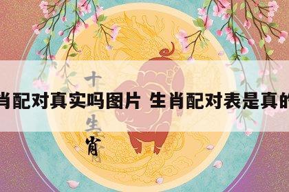 生肖配对真实吗图片 生肖配对表是真的吗